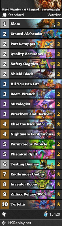 Mech Warrior #387 Legend - boomerangbr