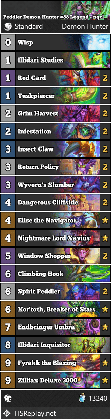 Peddler Demon Hunter #88 Legend - nqcl_