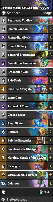 Protoss Mage #34 Legend - CCOM
