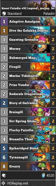 Quest Paladin #92 Legend - molino_hs