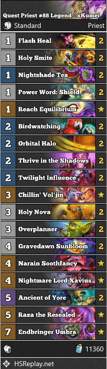 Quest Priest #88 Legend - xKumei