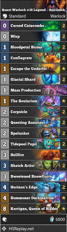 Quest Warlock #38 Legend - theclimek
