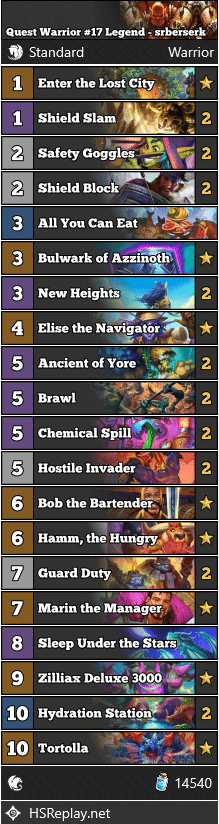 Quest Warrior #17 Legend - srberserk