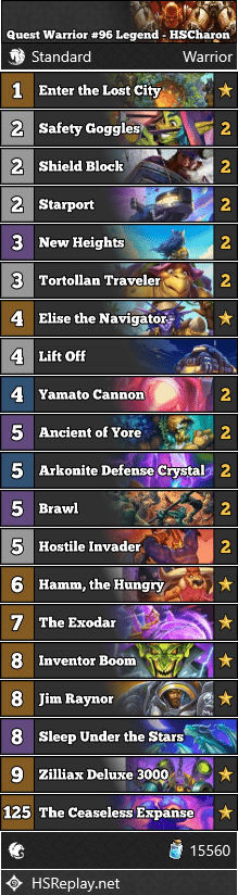 Quest Warrior #96 Legend - HSCharon