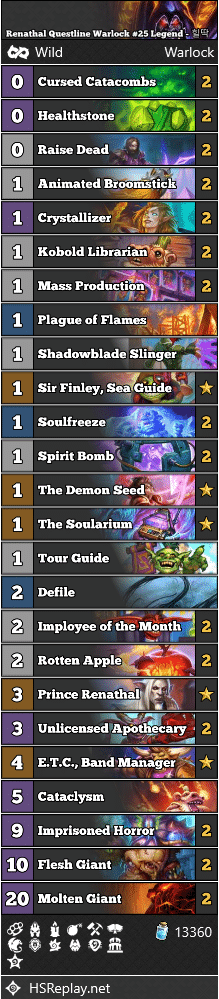 Renathal Questline Warlock #25 Legend - 힐딱
