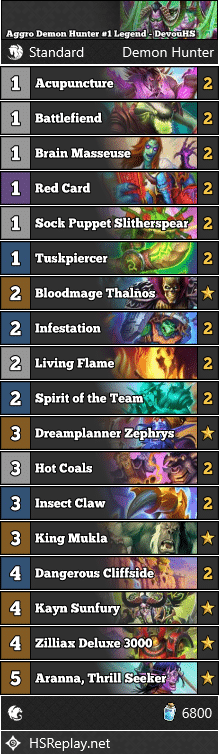 Aggro Demon Hunter #1 Legend - DevouHS