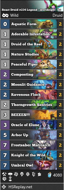 Beast Druid #234 Legend - worldeight_hs