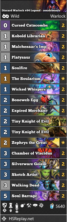 Discard Warlock #94 Legend - senshiwuafu