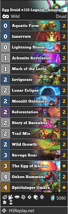 Egg Druid #335 Legend - maulogu