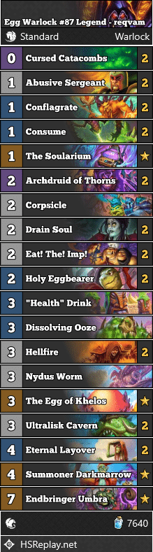 Egg Warlock #87 Legend - reqvam
