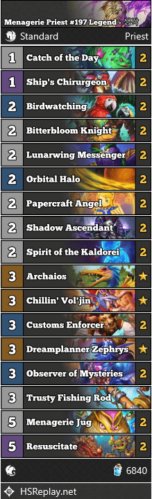 Menagerie Priest #197 Legend - 생각