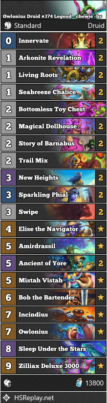 Owlonius Druid #374 Legend - chewie_hs