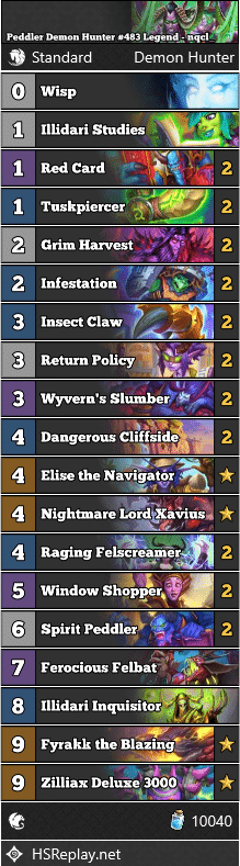 Peddler Demon Hunter #483 Legend - nqcl_