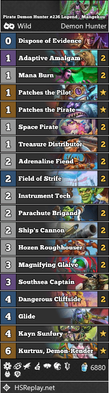 Pirate Demon Hunter #236 Legend - Mangekou