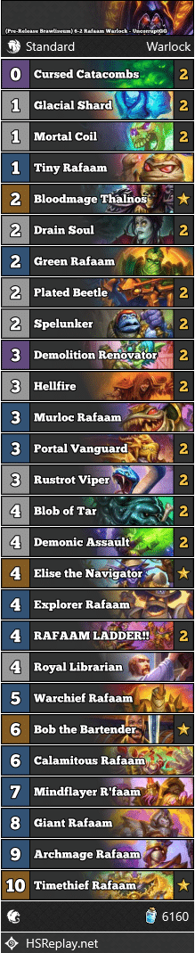 (Pre-Release Brawliseum) 6-2 Rafaam Warlock - UncorruptGG