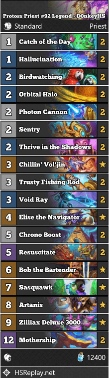Protoss Priest #92 Legend - D0nkeyHS