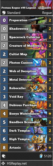 Protoss Rogue #99 Legend - ananab01