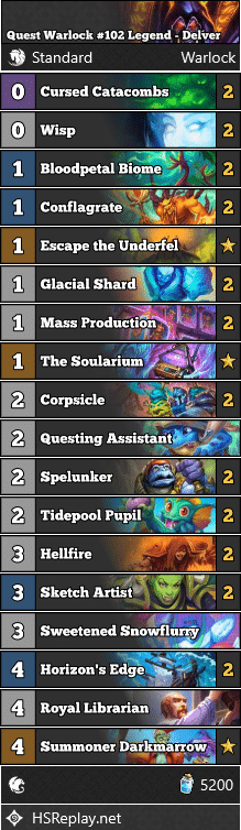 Quest Warlock #102 Legend - Delver
