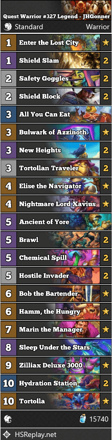 Quest Warrior #327 Legend - JHGonner