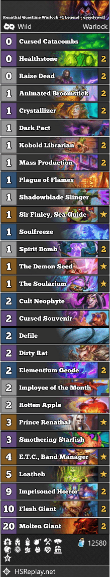 Renathal Questline Warlock #1 Legend - greedywolf