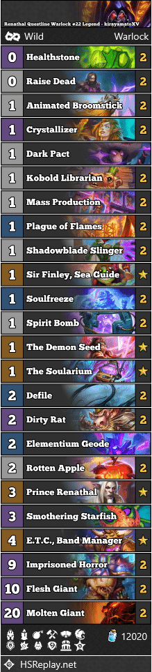 Renathal Questline Warlock #22 Legend - kirayamatoXV