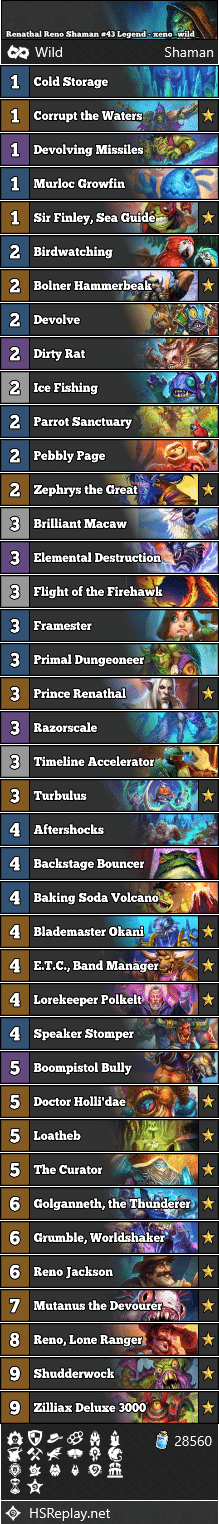 Renathal Reno Shaman #43 Legend - xeno_wild_