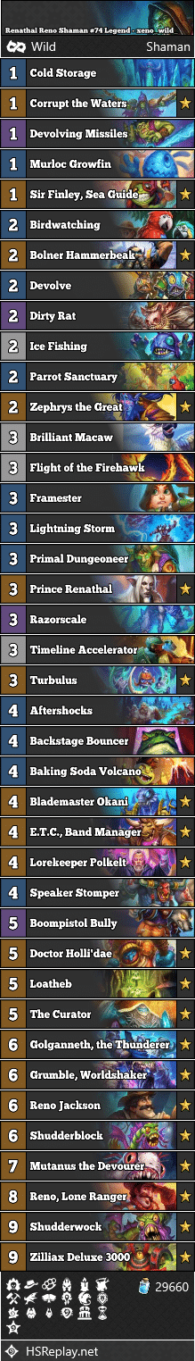 Renathal Reno Shaman #74 Legend - xeno_wild_