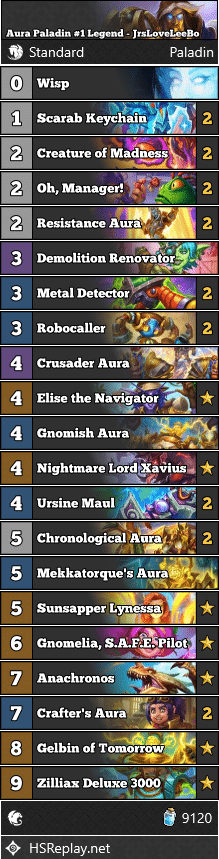 Aura Paladin #1 Legend - JrsLoveLeeBo