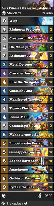 Aura Paladin #186 Legend - ZeddyHS