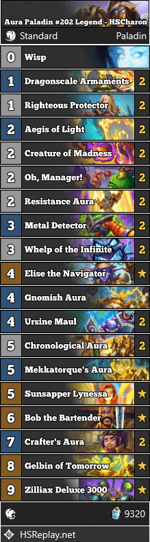 Aura Paladin #202 Legend - HSCharon