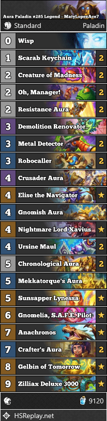 Aura Paladin #285 Legend - MatyLopezAce7