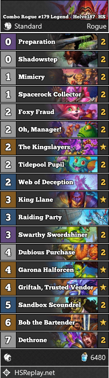 Combo Rogue #179 Legend - Helve187_HS