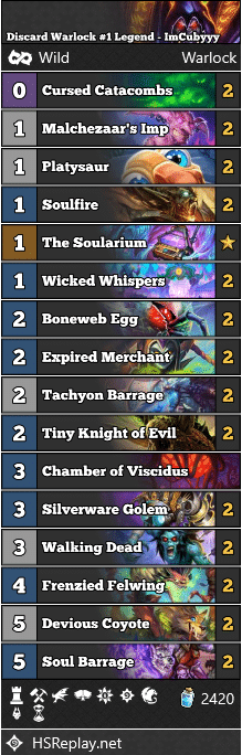 Discard Warlock #1 Legend - ImCubyyy
