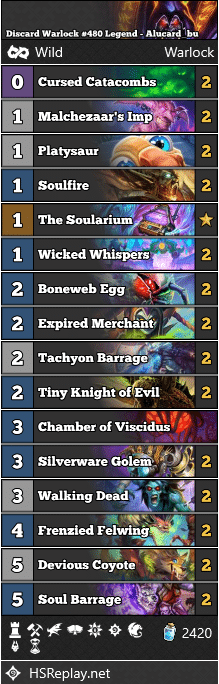 Discard Warlock #480 Legend - Alucard_bu