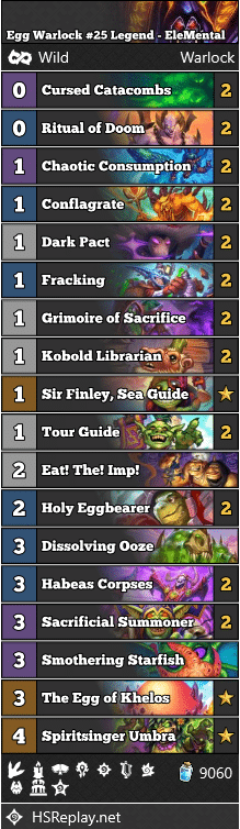 Egg Warlock #25 Legend - EleMental