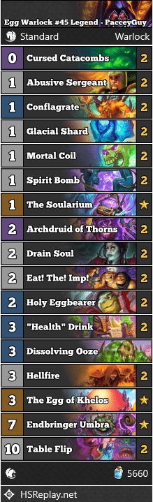 Egg Warlock #45 Legend - PacceyGuy