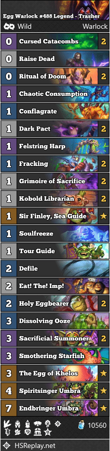 Egg Warlock #488 Legend - Trasher