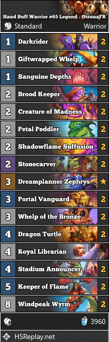 Hand Buff Warrior #65 Legend - OtsunaFR