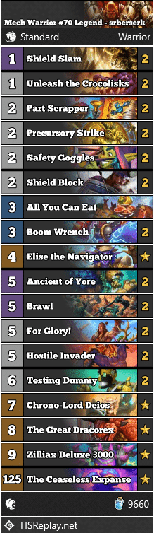 Mech Warrior #70 Legend - srberserk