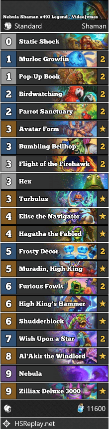 Nebula Shaman #493 Legend - VideoJvmes