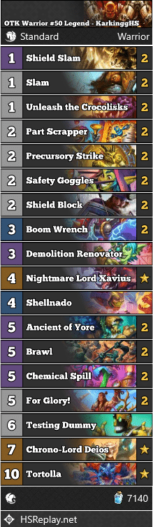 OTK Warrior #50 Legend - KarkinggHS