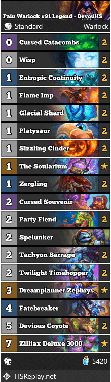 Pain Warlock #91 Legend - DevouHS