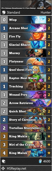 (Pre-Release Brawliseum) 6-2 Face Hunter - Aklain_Hs