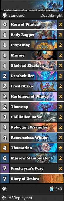 (Pre-Release Brawliseum) 6-2 Frost Death Knight - JasonGamerHS1