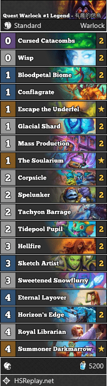 Quest Warlock #1 Legend - 有趣的偲鳥
