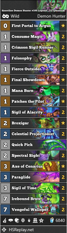 Questline Demon Hunter #100 Legend - TCTphantom