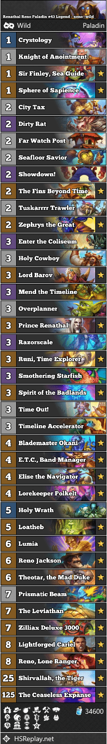 Renathal Reno Paladin #43 Legend - xeno_wild_