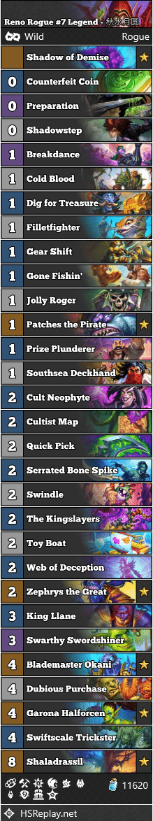 Reno Rogue #7 Legend - 秋水月圆