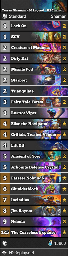 Terran Shaman #80 Legend - HSCharon