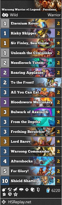 Warsong Warrior #1 Legend - Persannn